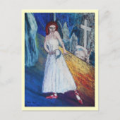 Rode schoenen briefkaart (Voorkant)