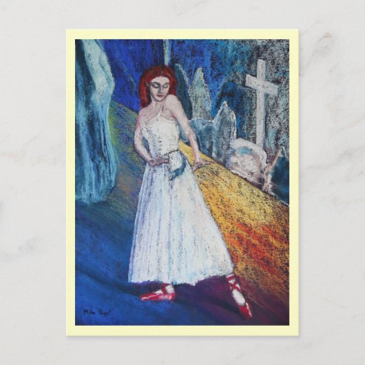 Rode schoenen briefkaart (Voorkant)