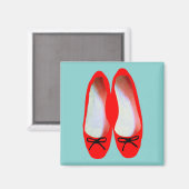 rode schoenen magneet (Voorkant / Achterkant)