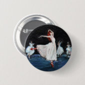 Rode schoenen ronde button 5,7 cm (Voorkant /achterkant)