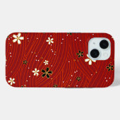 Rode Schoonheid, decoratief bloemontwerp, Case-Mate iPhone Case (Achterkant (horizontaal))