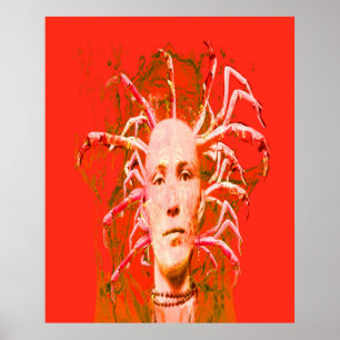 Rode Schorpioen Poster