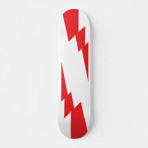 Rode schroefdraad skateboard