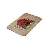 Rode schuur badmat (Gekanteld)