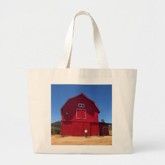 Rode Schuur — Landelijke fotografie Jumbo-tas Grote Tote Bag