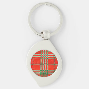 RODE SCOTT TARTAN Swirl Metal Sleutelhanger