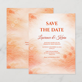 Rode Seigaiha – Japanse Trouwcollectie Save The Date