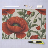 Rode Sinaasbloem Tissuepapier (Craft)