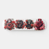 Rode Slang Skateboard (Horizontaal)