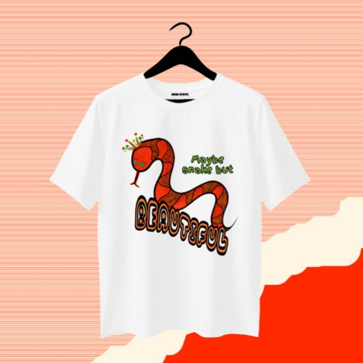 Rode slang t-shirt