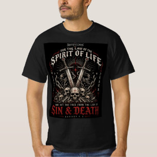 RODE SLUIER DAWN - Geest van het leven T-shirt