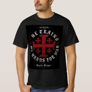 RODE SLUIER DAWN - Hij traint mijn handen voor de T-shirt