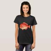Rode snapper t-shirt (Voorkant volledig)