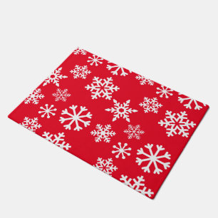 Rode sneeuwklep — Kerstmis Deurmat