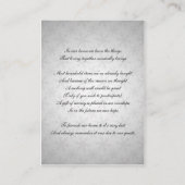 rode sneeuwvlokken voor putkaarten informatiekaartje (Achterkant)