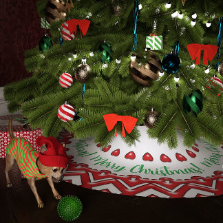 Rode Snoep harten Kerstboom Rok