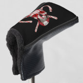 Rode snoeprietsuiker Hoesjes Golfheadcover (3/4 voorkant)