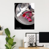 Rode sok poster (Thuiskantoor)