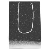 Rode sokken en kerstbal medium cadeauzakje (Achterkant)