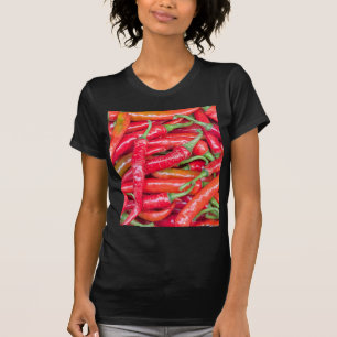 Rode Spaanse peper T-shirt