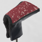 Rode Spatten Golfheadcover (3/4 voorkant)