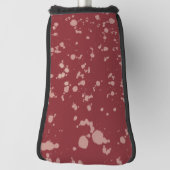 Rode Spatten Golfheadcover (Draai 90)