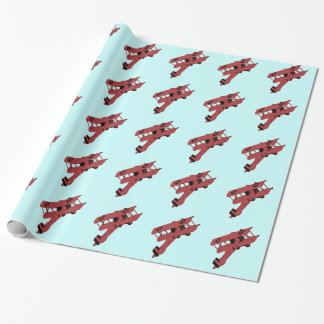 rode speelgoed cadeaupapier