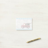 Rode Speelgoed met kerstboom Post-it® Notes (Op bureau)