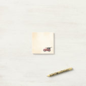  Rode Speelgoed met kerstboom Post-it® Notes (Op bureau)