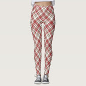 Rode speldenvrouwen Leggings (Voorkant)