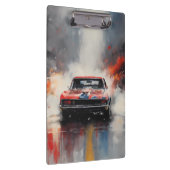 Rode Spier Auto hoofd op Klembord (Rechts)