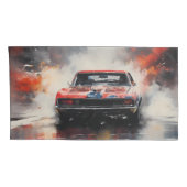 Rode Spier Auto hoofd op Kussensloop (Achterkant-Rechts)