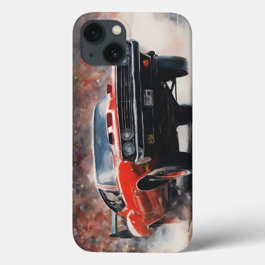Rode  Spierwagen Case-Mate iPhone Case (Achterkant)