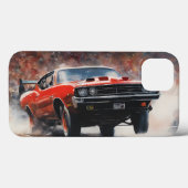 Rode  Spierwagen Case-Mate iPhone Case (Achterkant (horizontaal))
