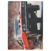 Rode  Spierwagen Klembord (Achterkant)