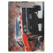 Rode  Spierwagen Klembord (Voorkant)