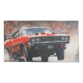 Rode  Spierwagen Kussensloop (Achterkant-Links)