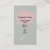 Rode spinmum visitekaartje (Voorkant)