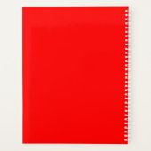 Rode Spiraal Planner (Achterkant)