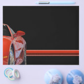 Rode sportauto flyer (Enkel)