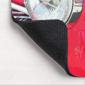  rode sportwagen muismat (Hoek)