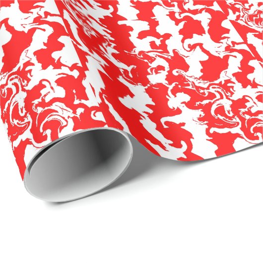 Rode Spray Cadeaupapier (Rol Hoek)