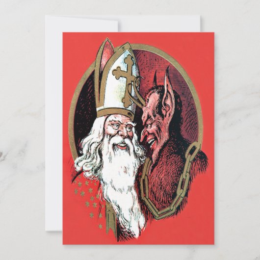 Rode St. Nicolaas Krampus (Voorkant)