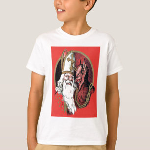 Rode St Nicolaas Krampus T-shirt