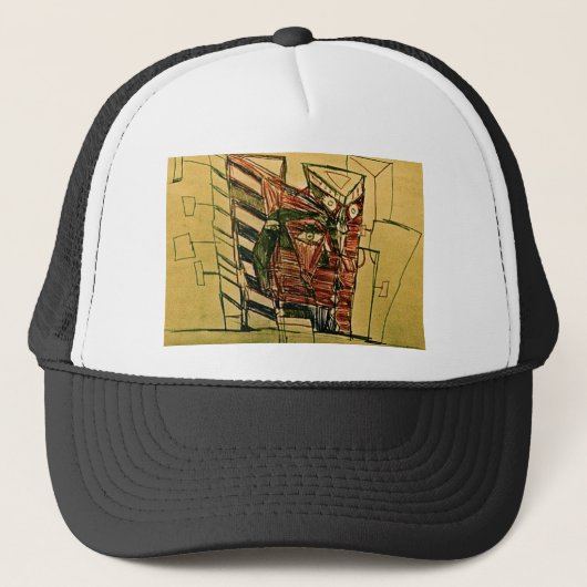 RODE STAD RIFF TRUCKER PET (Voorkant)