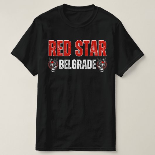 Rode Ster Belgrado Fan  T-shirt (Design voorkant)