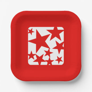 Rode Ster Papier Bord