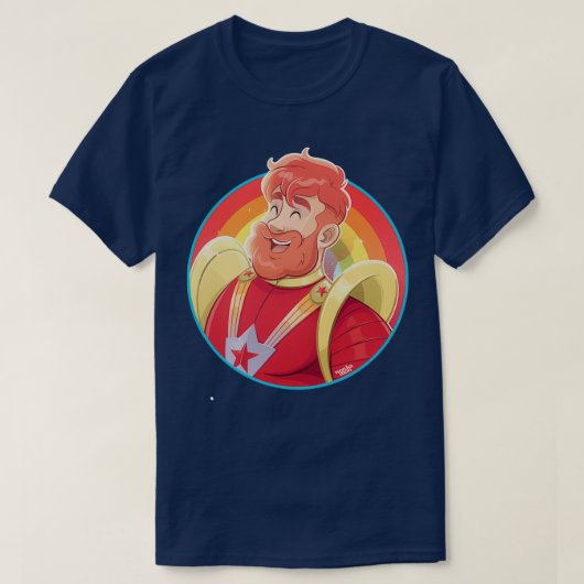 Rode ster t-shirt (Design voorkant)