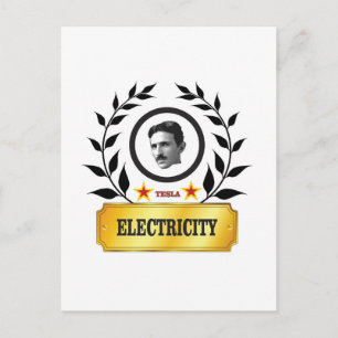 rode ster tesla briefkaart