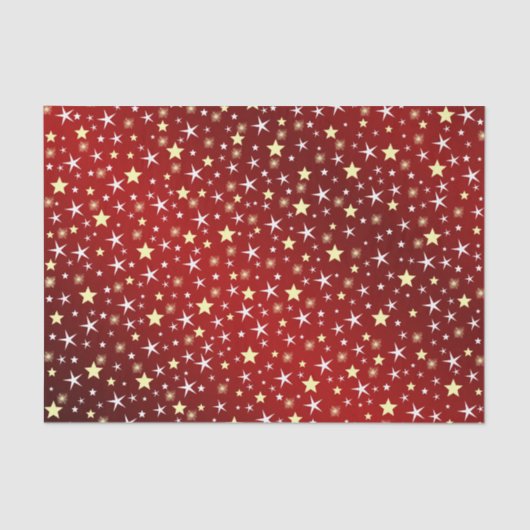 rode ster, vorm, glanzend, design, grafisch, best, tissuepapier (Voorkant)